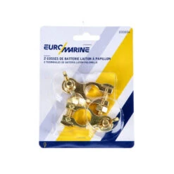 MORSETTO BATTERIA IN OTTONE - PER COPPIA