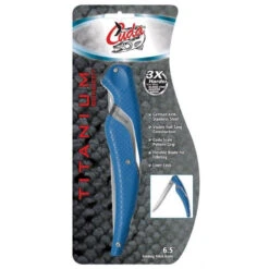 COLTELLO RETE PIEGHEVOLE CUDA 17CM 7 COLTELLO RETE PIEGHEVOLE CUDA 17CM -ORANGEMARINE couteau a filet pliant cuda 17cm 2