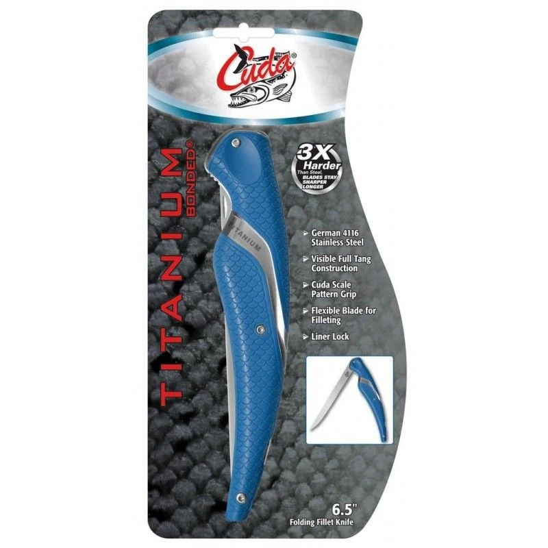 COLTELLO RETE PIEGHEVOLE CUDA 17CM 5 COLTELLO RETE PIEGHEVOLE CUDA 17CM - immagine 3