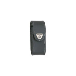 Victorinox Custodia In Cuoio Nero Con Clip Ruotante
