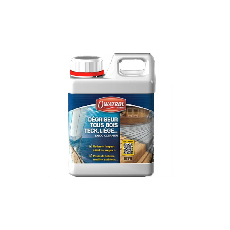Sgrassatore Tutto Legno DECK CLEANER 2,5 Litri - OWATROL 3 Sgrassatore Tutto Legno DECK CLEANER 2,5 Litri - OWATROL