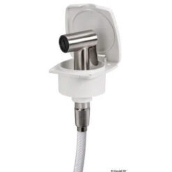 Doccia A Mano Tigre + Nicchia New Edge In Finitura Bianca - Osculati