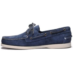 Dockside Portland In Pelle Scamosciata - Scarpe Da Barca Donna - SEBAGO - Blu Navy / Suola Bianca