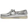 Donna Portland Met Silver Docksides - Sebago 2 Donna Portland Met Silver Docksides - Sebago -ORANGEMARINE docksides donna portland met silver sebago