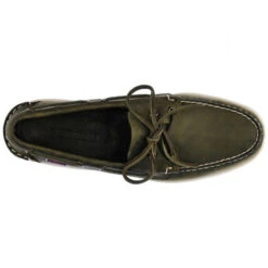 Docksides Portland Crazy Horse Verde Militare - Sebago -ORANGEMARINE docksides portland crazy horse verde militare sebago 2