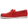 Docksides Portland In Pelle Scamosciata - Scarpe Da Barca Uomo - SEBAGO - Rosso / Bianco -ORANGEMARINE docksides portland in pelle scamosciata scarpe da barca uomo sebago rosso bianco