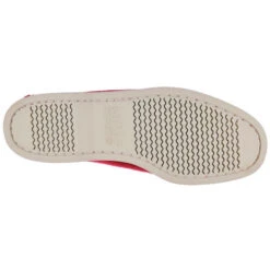 Docksides Portland In Pelle Scamosciata - Scarpe Da Barca Uomo - SEBAGO - Rosso / Bianco -ORANGEMARINE docksides portland in pelle scamosciata scarpe da barca uomo sebago rosso bianco 3