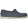 Scarpe Da Barca Docksides Portland Nubuck Blu Universo - SEBAGO -ORANGEMARINE docksides portland nubuck blue universe sebago