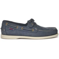 Scarpe Da Barca Docksides Portland Nubuck Blu Universo - SEBAGO
