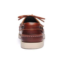 Docksides Portland Pelle Liscia - Scarpe Da Barca Uomo - SEBAGO - Marrone / Bianco -ORANGEMARINE docksides portland pelle liscia scarpe da barca uomo sebago marrone bianco 2