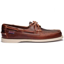 Docksides Portland Pelle Liscia - Scarpe Da Barca Uomo - SEBAGO - Marrone / Bianco