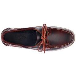 Docksides Portland Pelle Liscia - Scarpe Da Barca Uomo - SEBAGO - Marrone / Bianco -ORANGEMARINE docksides portland pelle liscia scarpe da barca uomo sebago marrone bianco 3