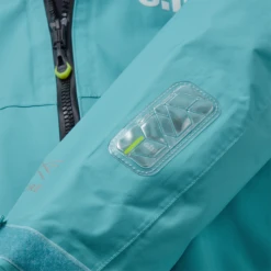 Giacca Da Donna Os33 Blu Turchese Coastal - Gill -ORANGEMARINE donna os33 quarter layer jacket blue turquoise gill 3