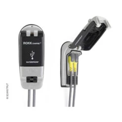 RICARICA RAPIDA CON DOPPIA PRESA USB ROKK WATERPROOF - SCANTRUST