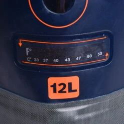 DOUCHE SOLAIRE À PRESSION 12 LITRES THERMOMETRE INCLUS - HOWZIT -ORANGEMARINE douche solaire a pression 12 litres thermometre inclus howzit 2