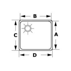 LAVELLO RETTANGOLARE - ACCIAIO INOX -ORANGEMARINE evier rectangulaire 1
