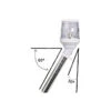 Fanale LED Bianco Su Asta 30° Telescopico Plastica -ORANGEMARINE fanale led bianco su asta 30 telescopico plastica