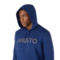 Felpa Con Logo - Blu - Musto -ORANGEMARINE felpa con cappuccio blu musto 7