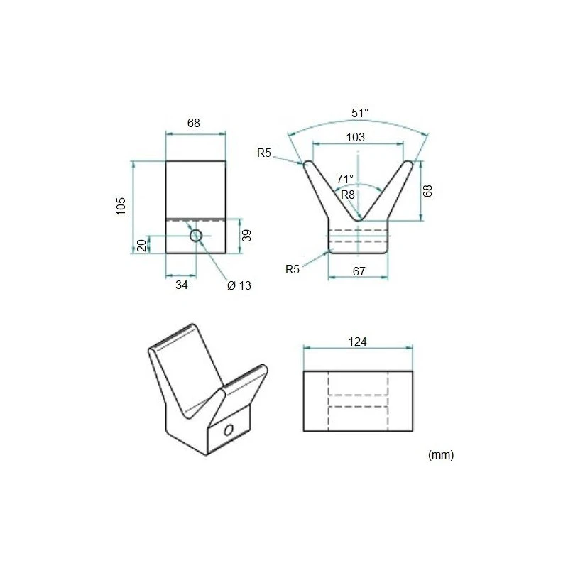 Fermaprua In Gomma 3 Fermaprua In Gomma