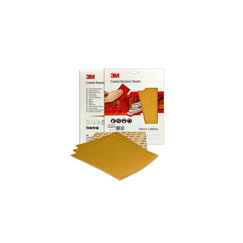 Foglio Abrasivo 3M 255P 230mmx280mm 3 Foglio Abrasivo 3M 255P 230mmx280mm