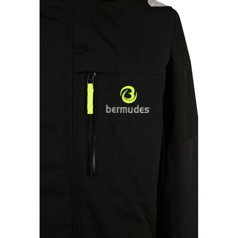 GIACCA COASTAL FODERATA IN PILE - NERO - BERMUDES 11 GIACCA COASTAL FODERATA IN PILE - NERO - BERMUDES - immagine 9