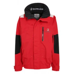 GIACCA COSTIERA FODERATA IN RETEINSHORE ROSSA - BERMUDES