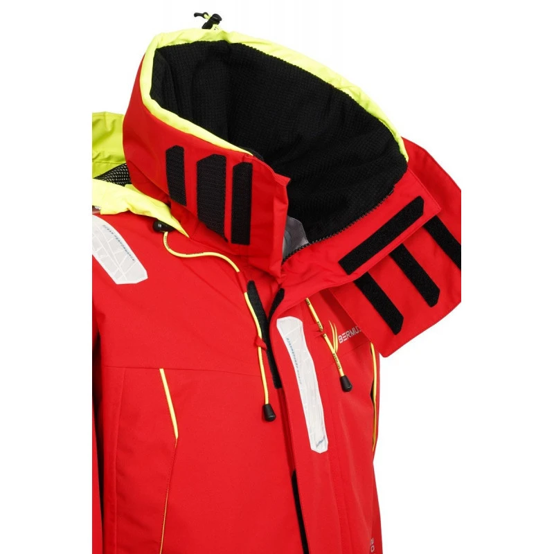 Giacca Da Navigazione Offshore Rosso - Bermudes 5 Giacca Da Navigazione Offshore Rosso - Bermudes - immagine 3