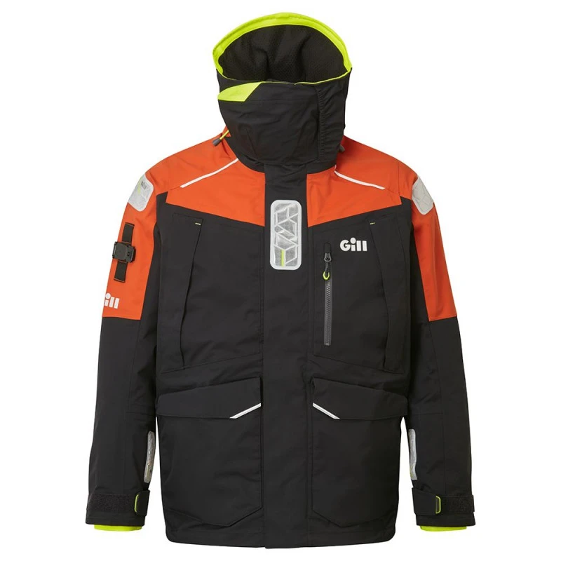 Giacca Da Navigazione OS13 Offshore Watch Jacket Grafite - Arancione - GILL 3 Giacca Da Navigazione OS13 Offshore Watch Jacket Grafite - Arancione - GILL