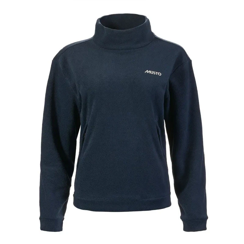 Giacca In Pile Classica Da Donna - Navy - Musto 3 Giacca In Pile Classica Da Donna - Navy - Musto
