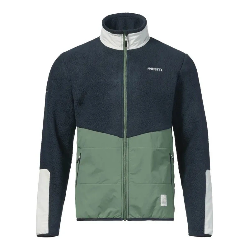 Giacca In Pile 64 - Verde-navy - Musto 3 Giacca In Pile 64 - Verde-navy - Musto