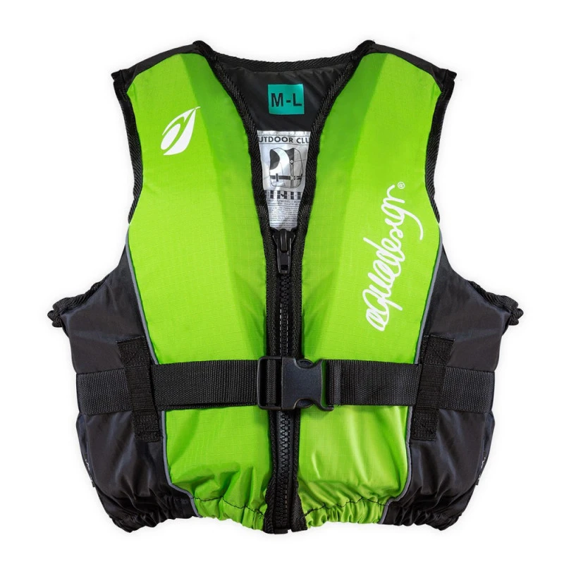 GILET AQUADESIGN ESTERNO CLUB 70N VERDE/NERO 3 GILET AQUADESIGN ESTERNO CLUB 70N VERDE/NERO