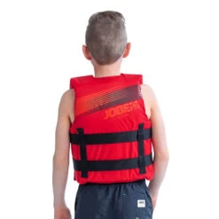 JOBE GIACCA GALLEGGIANTE IN NYLON ROSSO PER BAMBINI -ORANGEMARINE gilet de flottaison nylon jobe rouge enfant 6