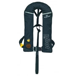 Giubbotto Salvagente Automatico 275N Pilot Con D-ring E Sottocosciale - Nero - Plastimo