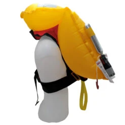 Giubbotto Salvagente Automatico 290N Con D-Ring - Rosso - Orangemarine -ORANGEMARINE gilet gonflable essential automatique avec harnais 290 n rouge 5