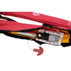 Giubbotto Salvagente Automatico 290N Con D-Ring - Rosso - Orangemarine -ORANGEMARINE gilet gonflable essential automatique avec harnais 290 n rouge 7
