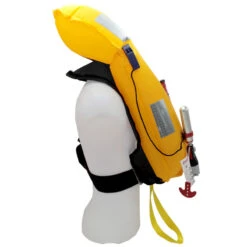 Giubbotto Salvagente Automatico 170 N- Nero - ORANGEMARINE -ORANGEMARINE gilet gonflable essential automatique sans harnais 170 n noir 4