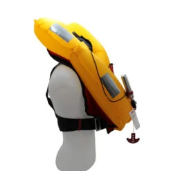 Giubbotto Salvagente Manuale 170 N Con D-Ring - Rosso - ORANGEMARINE -ORANGEMARINE gilet gonflable essential manuel avec harnais 170 n rouge 4