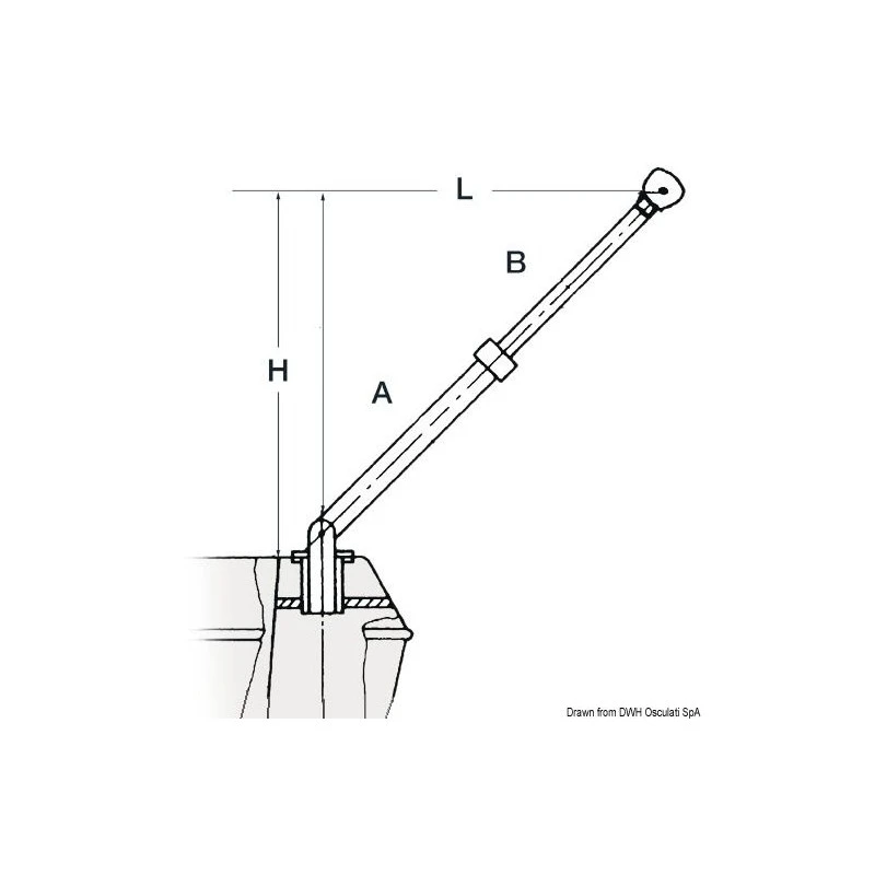 Gruetta Telescopica Lega Leggera Max 280 Kg 5 Gruetta Telescopica Lega Leggera Max 280 Kg - immagine 3