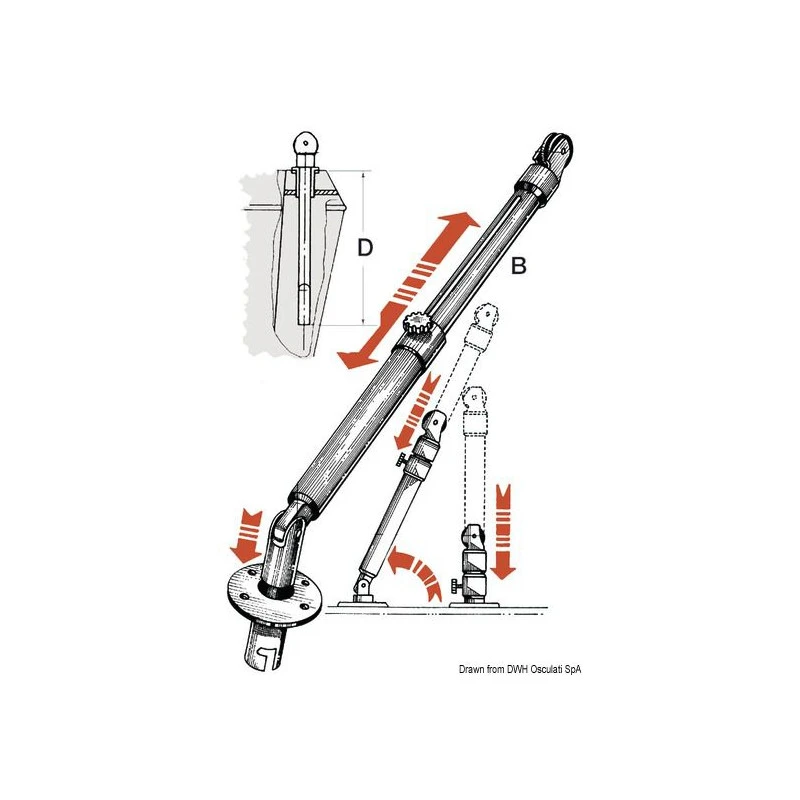 Gruetta Telescopica Lega Leggera Max 280 Kg 6 Gruetta Telescopica Lega Leggera Max 280 Kg - immagine 4