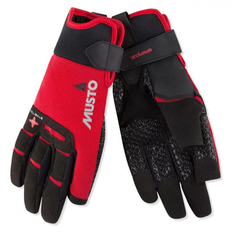 Guanti Dita Lunghe Performance Gripflex - MUSTO - Rosso 3 Guanti Dita Lunghe Performance Gripflex - MUSTO - Rosso