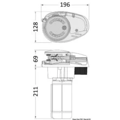 Guindeau Vertical V700 - LEWMAR -ORANGEMARINE guindeau vertical v700 lewmar 2