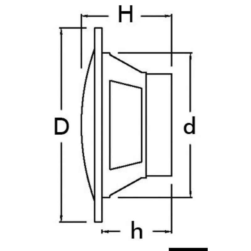 Haut-parleur Blanc Deux Voies Avec éclairage LED - OSCULATI 4 Haut-parleur Blanc Deux Voies Avec éclairage LED - OSCULATI - immagine 2