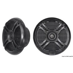 Haut-parleur Noir Deux Voies Avec éclairage LED - OSCULATI