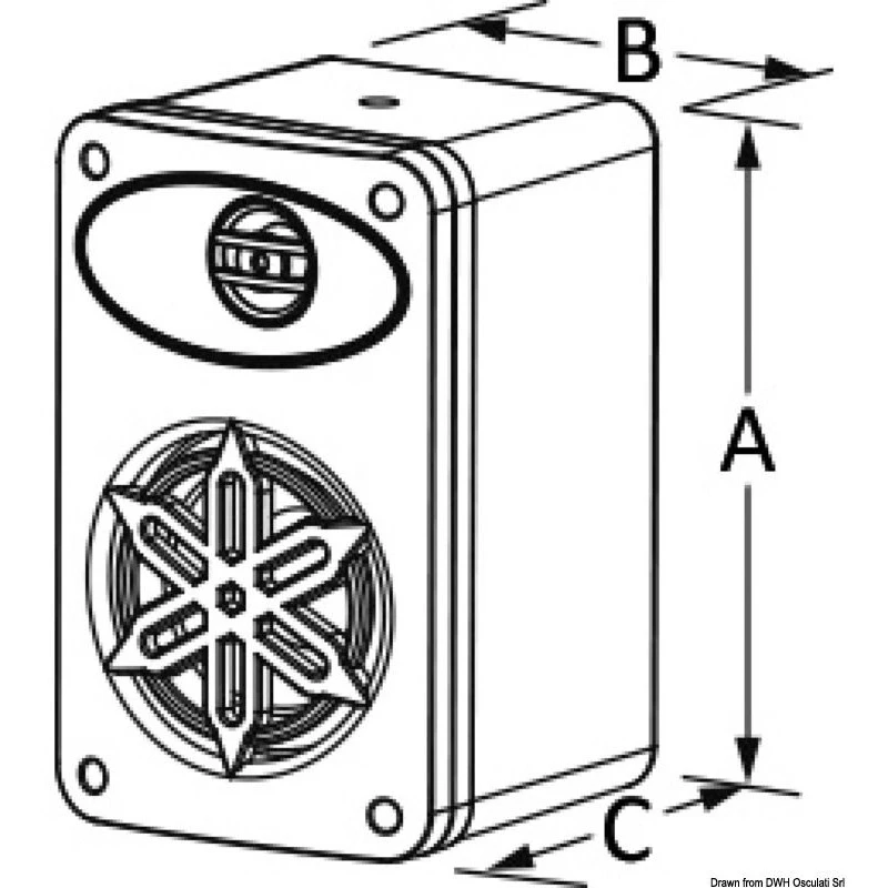 Haut-parleurs Stéréo Deux Voies Pour L’intérieur 4" - OSCULATI 4 Haut-parleurs Stéréo Deux Voies Pour L’intérieur 4" - OSCULATI - immagine 2