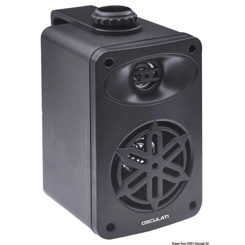 Haut-parleurs Stéréo Deux Voies Pour L’intérieur 4" - OSCULATI 3 Haut-parleurs Stéréo Deux Voies Pour L’intérieur 4" - OSCULATI