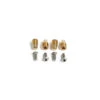4 INSERTI IN OTTONE IMPERMEABILE M6 + VITI -ORANGEMARINE insert laiton etanche
