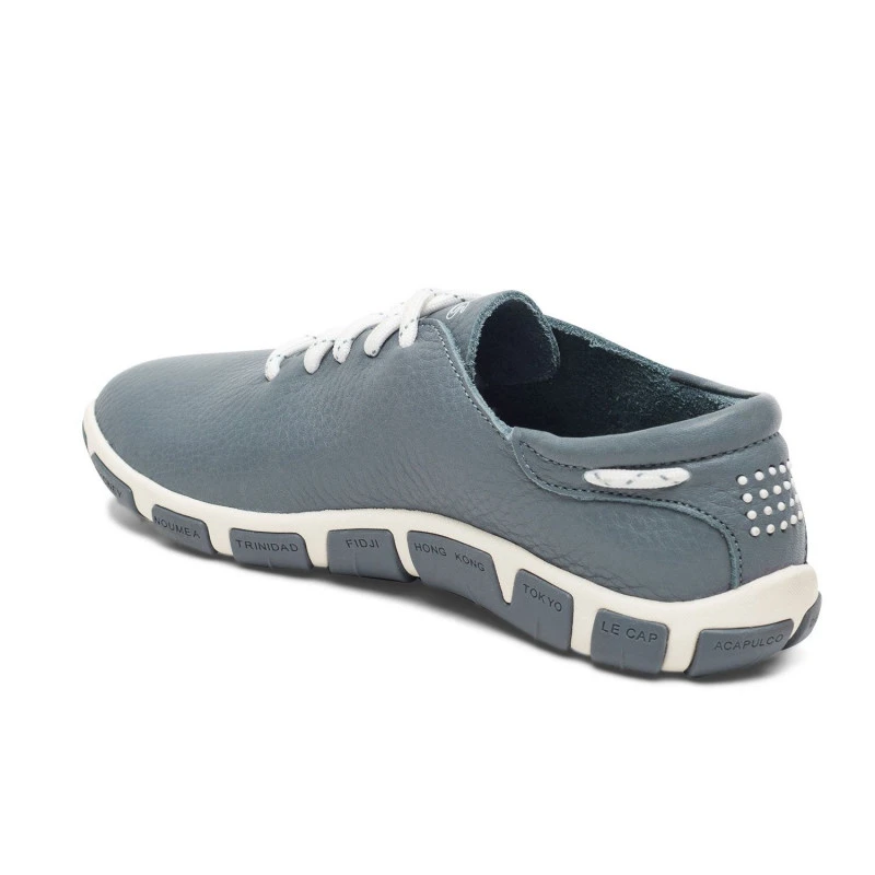 JAZARU - Scarpe Da Vela Donna In Pelle - TBS - Blu 4 JAZARU - Scarpe Da Vela Donna In Pelle - TBS - Blu - immagine 2