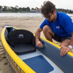 KAYAK GONFIABILE AQUA MARINA TOMAHAWK AIR-K 1P -ORANGEMARINE kayak galleggiabile acqua marina tomahawk air k 1p 2023 2