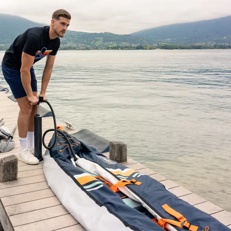 Kit Sevylor Kayak Gonfiabile Maui 2 Adulti 1 Bambino Con 2 Pagaie E Pompa 12 Kit Sevylor Kayak Gonfiabile Maui 2 Adulti 1 Bambino Con 2 Pagaie E Pompa - immagine 10