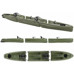 Modulare Kayak Point 65 Mojito TANDEM Angler Fishing Green 7 Modulare Kayak Point 65 Mojito TANDEM Angler Fishing Green -ORANGEMARINE kayak modulable point 65 mojito tandem angler peche vert 2